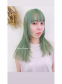 ブリーチペールカラー　ミントグリーン