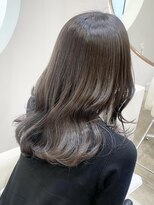 ☆くびれヘアアプリコットオレンジ夏ヘアハイライトカラー