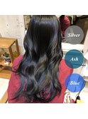 〈Lilly 佐藤愛〉アディクシーカラー ブルーブラック
