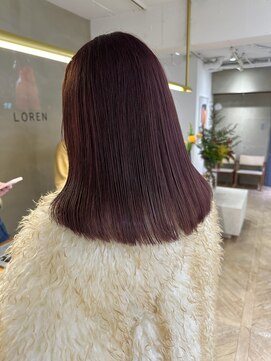 ローレン(LOREN) グレージュカラーミルクティーカラーインナーカラーダブルカラー