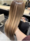 最高級エクステハイライトシールエクステお客様ヘア☆