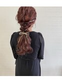 お呼ばれヘア