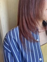 イコウヘアデザイン(icou hair design)&nbsp;レイヤー×オレンジグラデーション
