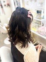 推し活 ライブ イベント ハーフツイン猫耳へア×リボン