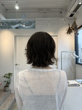 ロカ 表参道(loka) ボブパーマ［表参道/髪質改善/ブリーチ/ハイライト］