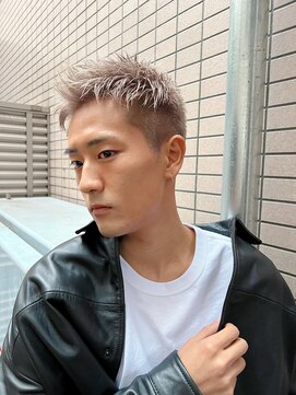 トルネード(TORNADO) メンズショートヘアハイトーンスパイキーショート短髪K20241019