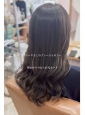 ブリーチなしグレージュ
