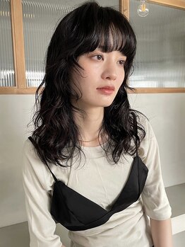エンシー(ENCI)の写真/【カット+パーマ¥7700～】パーマならではの繊細な動きでナチュラルなのにこなれ感抜群！[自由が丘徒歩2分]