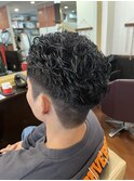 メンズショート リバースパーマ 佐世保