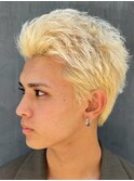 渋谷スパイキーショートブリーチ刈り上げショートメンズカット