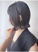 【morio原宿】切りっぱなしボブ 黒髪