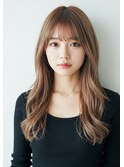 ＃磐田　韓国レイヤー×ピンクベージュ