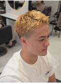 スパイキーフェード/イージーパーマ/ローフェード
