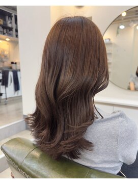 ヒョンミョン ライズバイレボ 柏西口店(hyon myon/RISEbyREVO) 赤み消しカラー/くびれヘア/透明感ベージュ