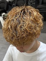 ビカムメンズヘアー 栄店(become men's hair)&nbsp;スペインカールブリーチパーマプードルパーマ