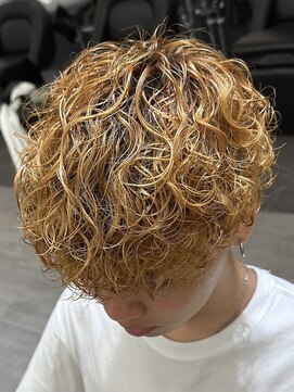 ビカムメンズヘアー 栄店(become men's hair) スペインカールブリーチパーマプードルパーマ