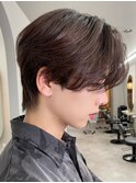 【NARE NOE】前下がりセンターパート＋カルマパーマ