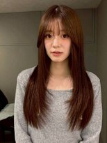 ベイルーム(BAYROOM by HONEY omotesando)&nbsp;ロングレイヤーカット/マロンブラウン/髪質改善/ストレート2