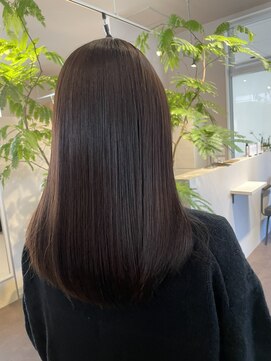 フラッグ ヘアー 天神西通り店(Flag HAIR) 髪質改善酸性ストレートとブリーチしない透明感カラーが得意です