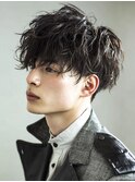 シャドウパーマ/フェザーパーマメンズパーマ/ツイストスパイラル