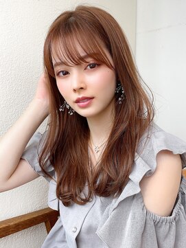 アフロート エル 錦糸町(AFLOAT L) 【20代30代】小顔レイヤーミディアム/黒髪/暗髪/ココアベージュ