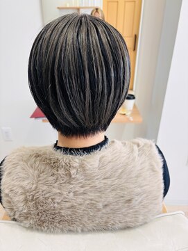 ポルカドット 豊橋店(Polkadot) グレー×ブラック アンブレラカラー