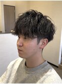 ゆるめ波巻きスパイラル
