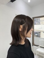 クラン(Chlan)&nbsp;顔まわりかわいいロブ×地毛風カラー