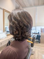 ヘアーズファイン(hair's fine) 小顔効果◎ふわふわレイヤーボブ