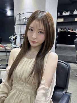 ザシェノンウメダ(THA CHAINON UMEDA) イメチェン/ピンクベージュ/アンブレラカラー/前髪/大阪梅田