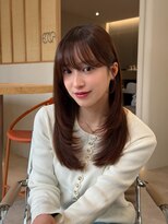 エンノア 池袋(ENNOA)&nbsp;【折原】高発色カラー/暖色ベージュ/縛れるレイヤーカット
