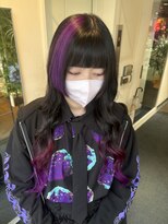 ダブル アンダーバー サロン(W_SALON) 【W_SALON 河原町】顔周り×毛先グラデーション/透明感カラー