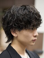 ノードオム 栄(NODE HOMME)&nbsp;波巻きスパイラル栄レイヤーマッシュスタイル