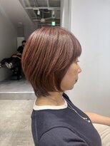 アルトル 池袋2nd(altru)&nbsp;◇大人40代50代60代ショートボブ丸みショート白髪ぼかし