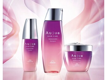 ジラ ヘアアンドメイク(girra HAIR&MAKE)の写真/新商品オージュアミラジェリィで髪の芯から輝くヘアケア体験!うるツヤ髪を目指すなら当サロンで決まり☆