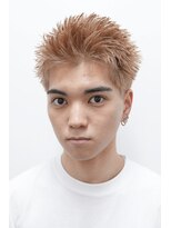 ルックグッドストア(LOOK GOOD STORE) スパイキーショートベージュカラーハイトーンダブルカラー三宮