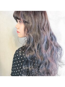 ミント(mint) *キラキラ*外国人風ラベンダーグレー*