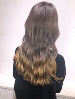 アンク クロス 池袋北口店(ANKHCROSS) 《アンククロス柴田》グレージュグラデーションマンゴーイエロー