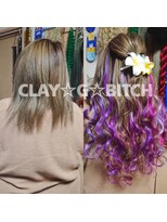 クレイジービッチ(CLAY G BITCH)&nbsp;【エクステ】原色エクステ 仙台派手髪 スーパーロング