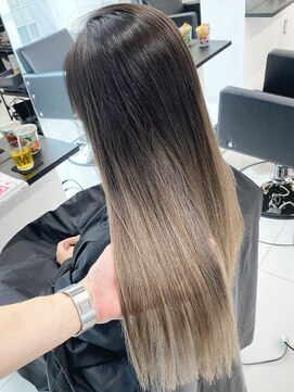 アライブ キチジョウジ(ALIVE Kichijoji) ALIVE吉祥寺 デザインカラーバレイヤージュ外ハネボブローライト