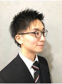 シャギースパイキーショートヘア<ヒロ銀座/メンズ/理容室/大門>