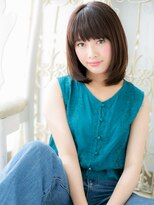 クオーレ ヘア アンジュ 水戸店(CUORE HAIR ange)&nbsp;*ange水戸*…切りっぱなしオン眉艶カラーナチュラルストレートa