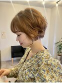 束感ショートパーマ×耳かけショート×プリカール