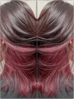 ネロ ヘアデザイン(Nero hair design)&nbsp;ピンク系カラー　インナーカラー