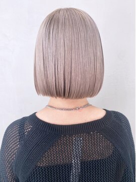 アルバム 銀座(ALBUM GINZA) ハイトーンボブ_くびれヘアビタミンカラー_ba335282