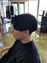 シャラクアクティ(sharaku acty)&nbsp;【メンズ】センターパート×ストレートパーマ
