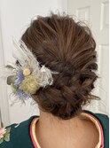 御振袖×ヘアセット