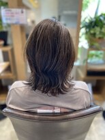 サロンドポプリ 志都美(salon de poupuri)&nbsp;ウルフレイヤー外ハネボブ