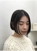 あごラインショートボブ