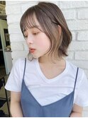 韓国風前髪×レイヤーカット【髪質改善/新宿/レイヤーカット】